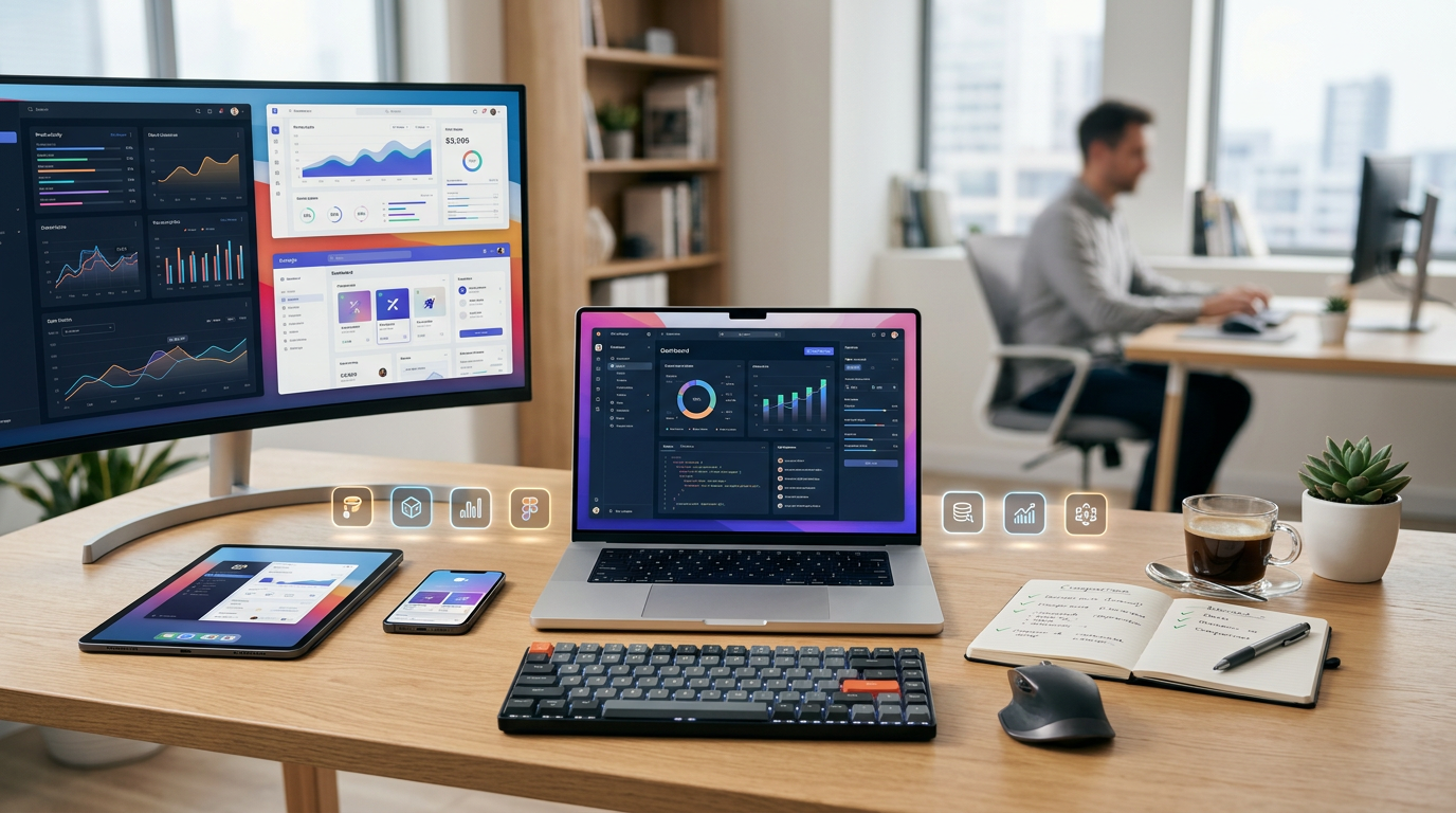 Dashboard mit Diagrammen für den Computer Software Vergleich 2026 der 11 Must-have Programme im Härtetest.