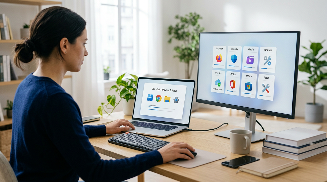 Neuen PC einrichten: Wichtige Software & Tools [2026]