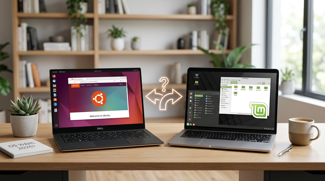 Ubuntu vs Linux Mint [2026]: Welches OS für Einsteiger?