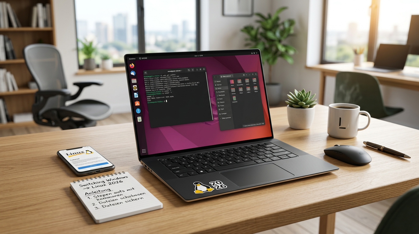 Von Windows zu Linux wechseln [2026]: Anleitung